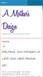 Mobile Screenshot of amothersdesign.com